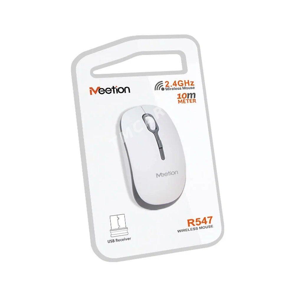 Беспроводная мышь Meetion R547 (белый) - Ашхабад - img 2