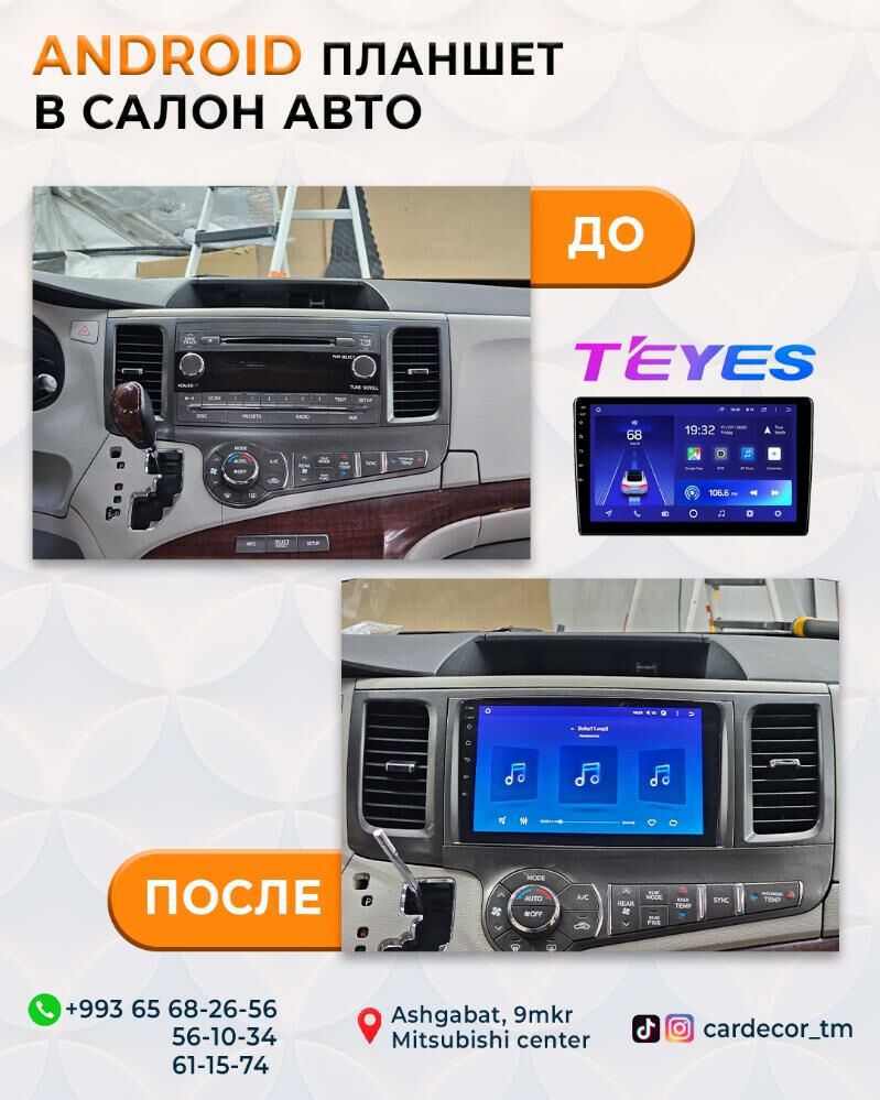 Sienna 2017-2022ý.ý. bezegleri. 100 TMT - Ашхабад - img 6