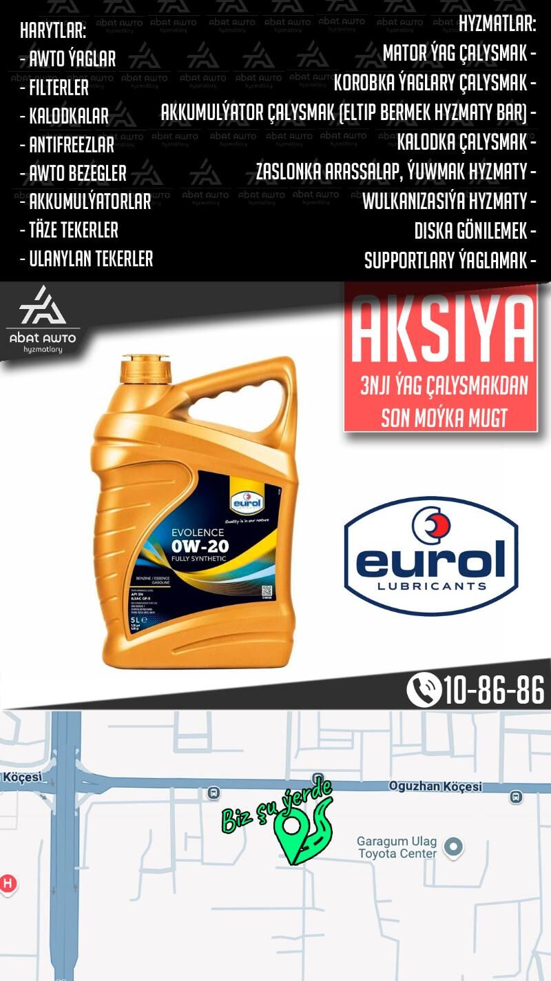 EUROL MOTOR YAGLARY МАСЛО - Ашхабад - img 4