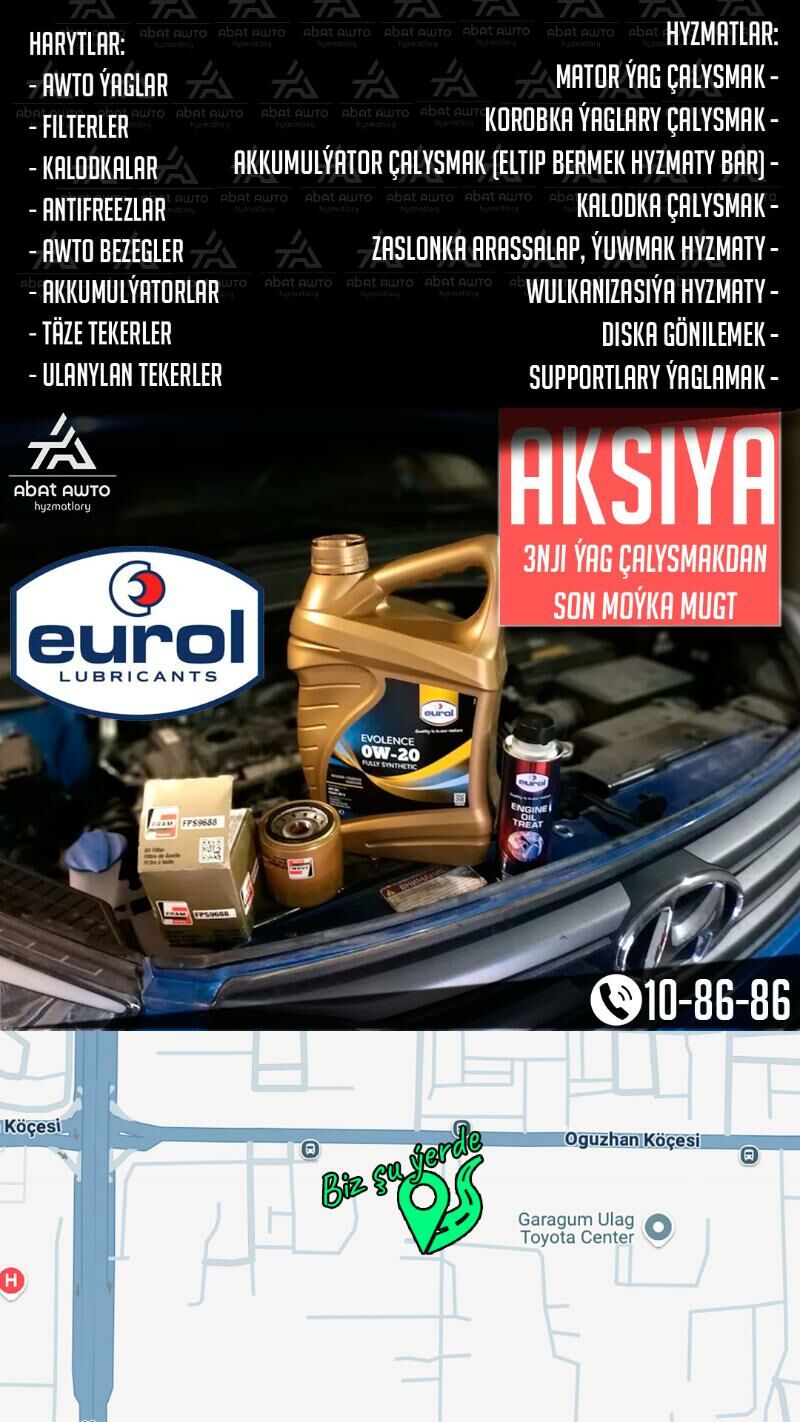 EUROL MOTOR YAGLARY МАСЛО - Ашхабад - img 1