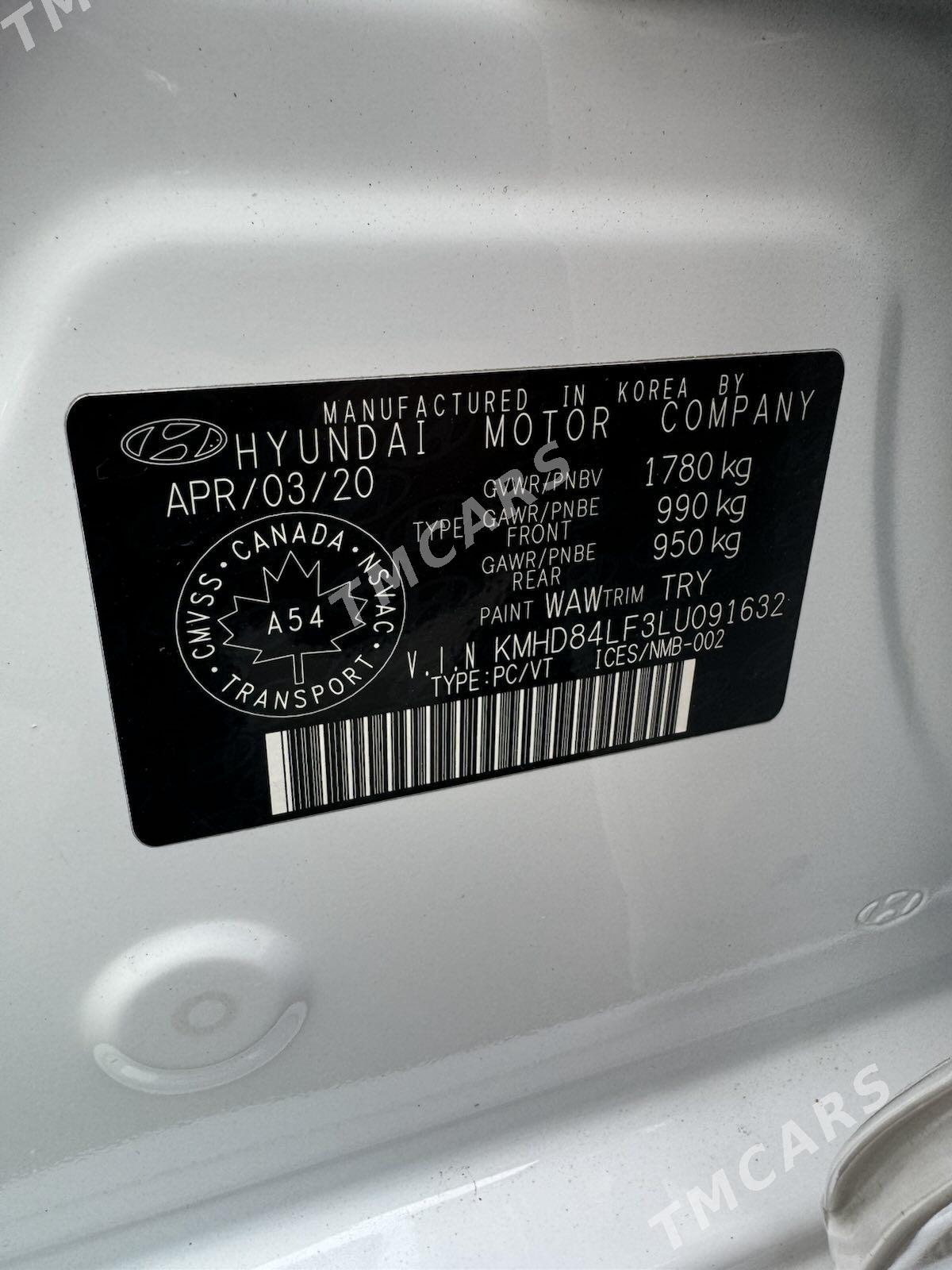 Hyundai Elantra 2020 - 240 000 TMT - Ашхабад - img 5