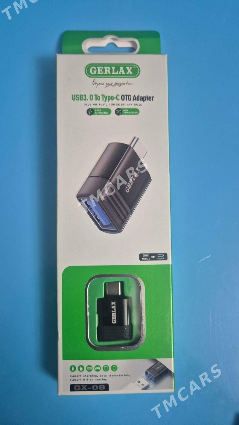OTG adapter USB-Type c GERLAX - Ашхабад - img 2