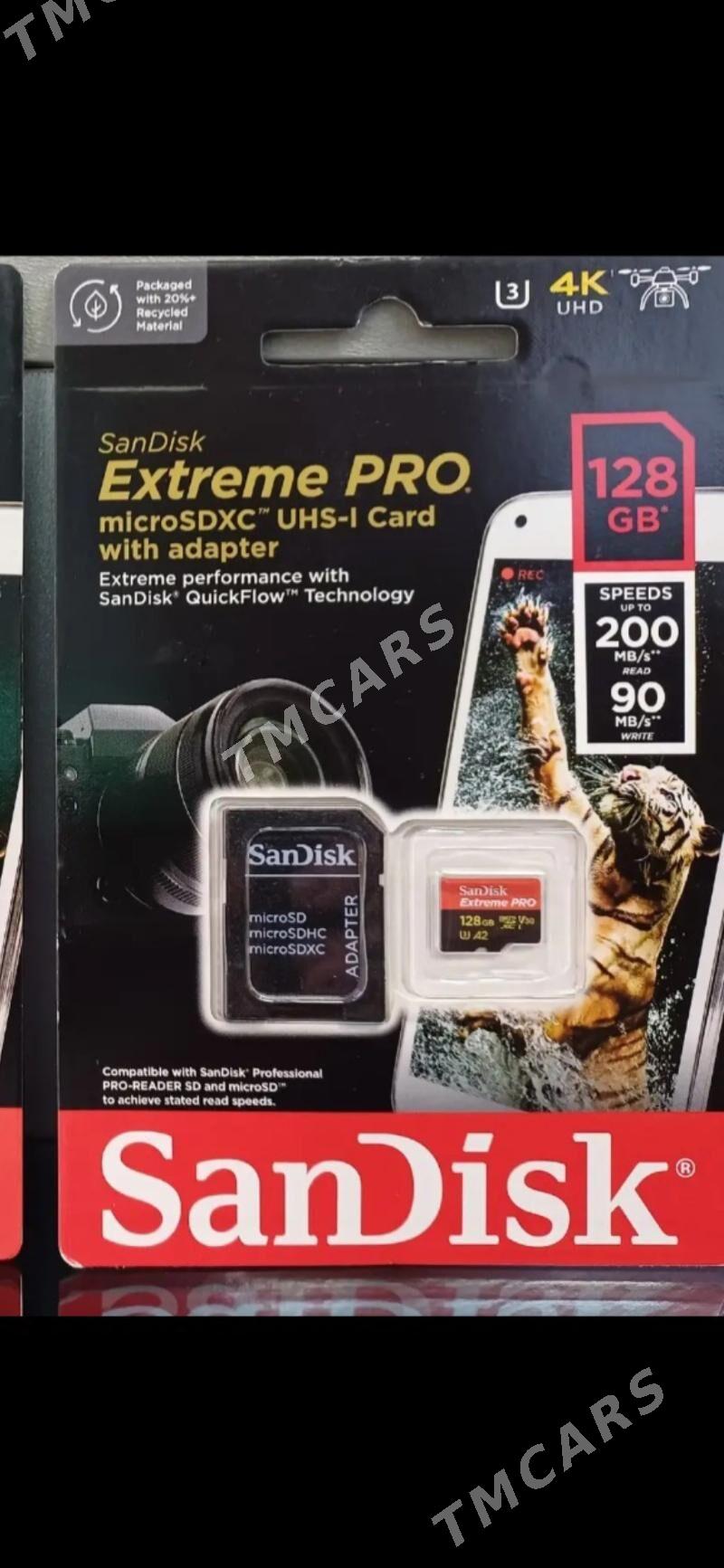 128 gb chip Extreme pro 4k - Daşoguz - img 1