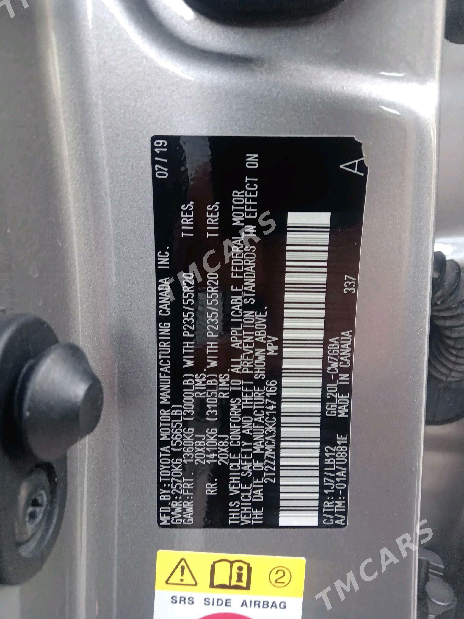 Lexus RX 350 2019 - 460 000 TMT - Мары - img 2