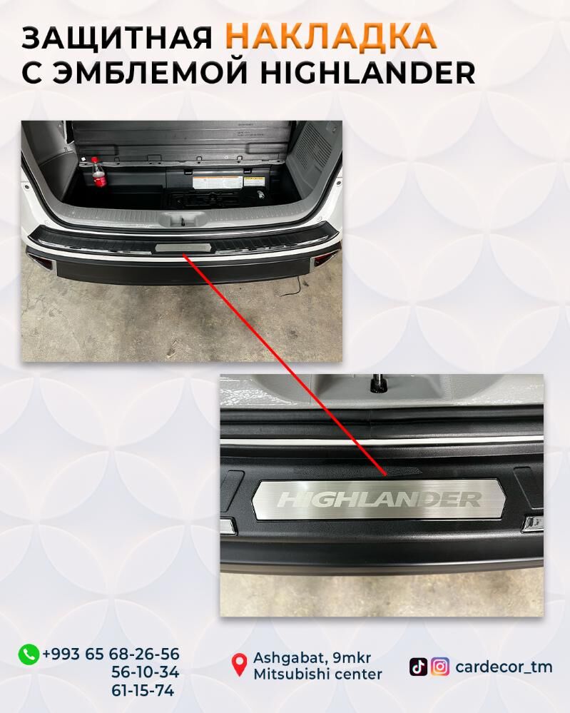Highlander 2017-2019ý.ý. bezegleri 100 TMT - Ашхабад - img 10