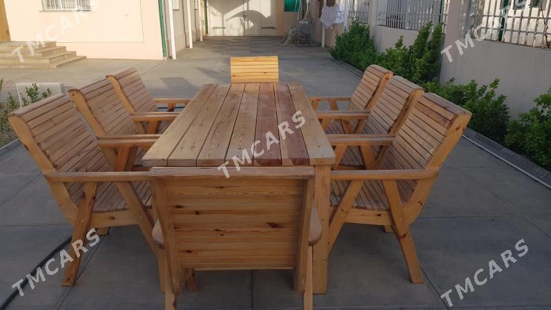 Agaç stol stul - Aşgabat - img 2