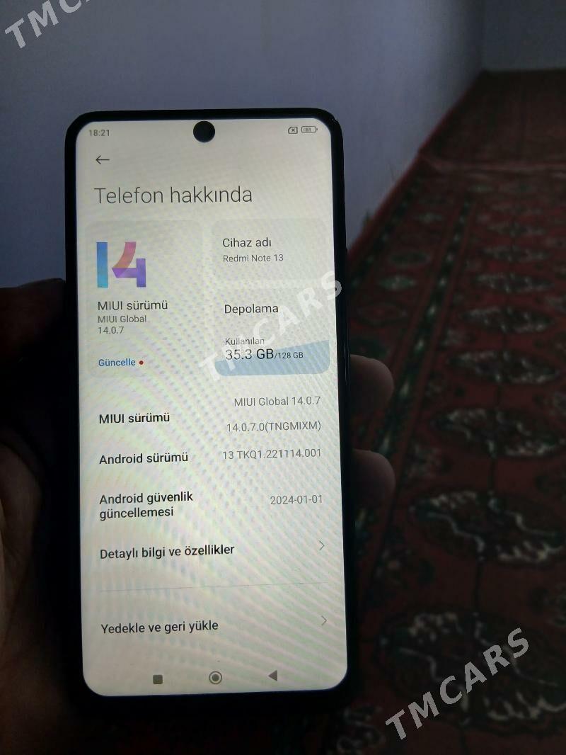 redmi note 13 8/128 - Türkmenbaşy etr. - img 2