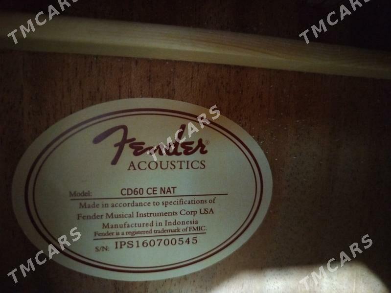 ️Fender akustik gitara гитара - Aşgabat - img 3