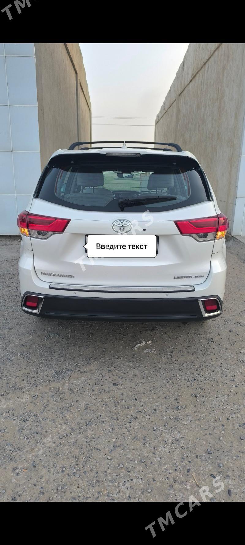 Toyota Highlander 2019 - 550 000 TMT - Mary - img 2