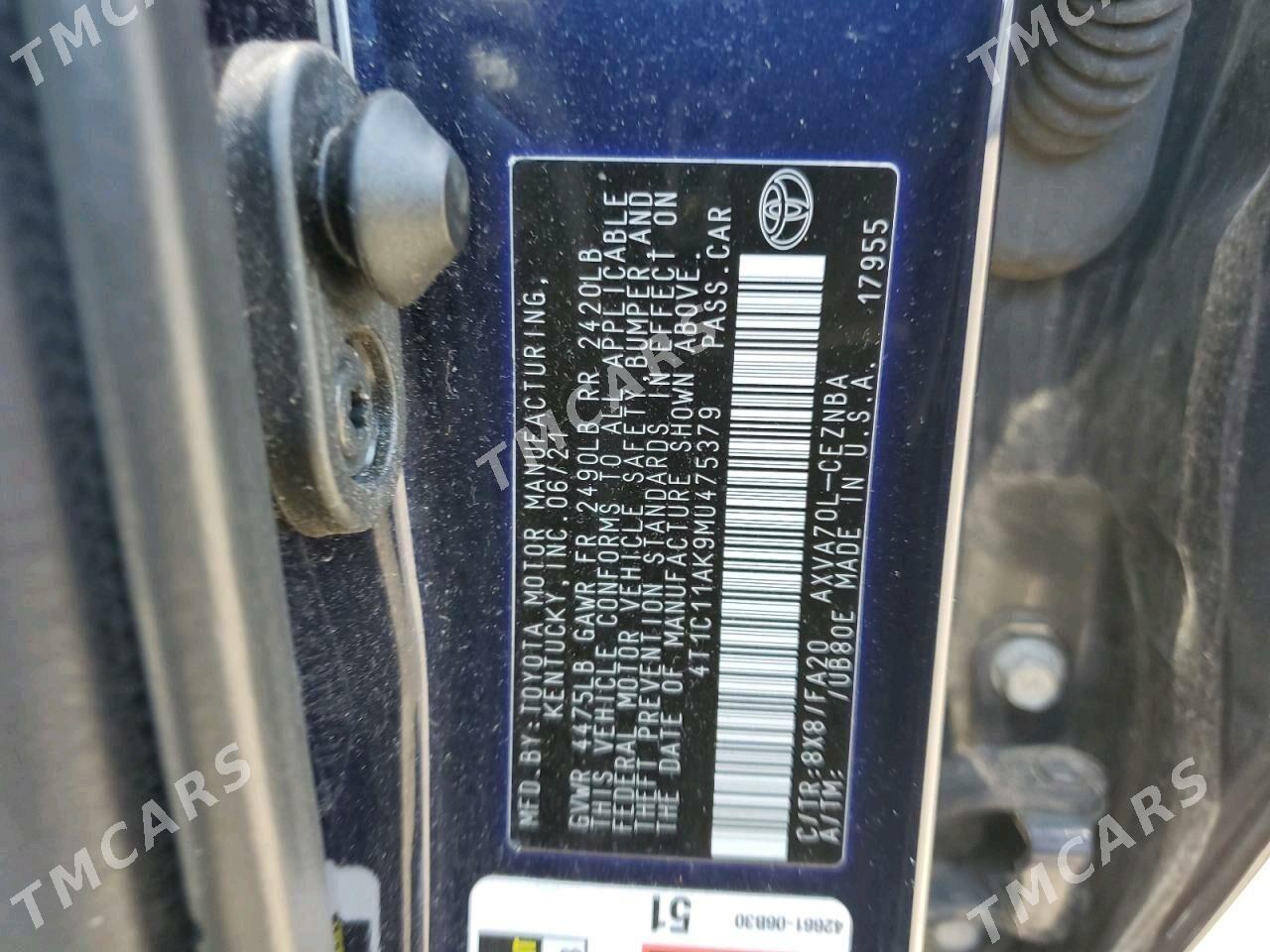 Toyota Camry 2021 - 169 000 TMT - Aşgabat - img 4