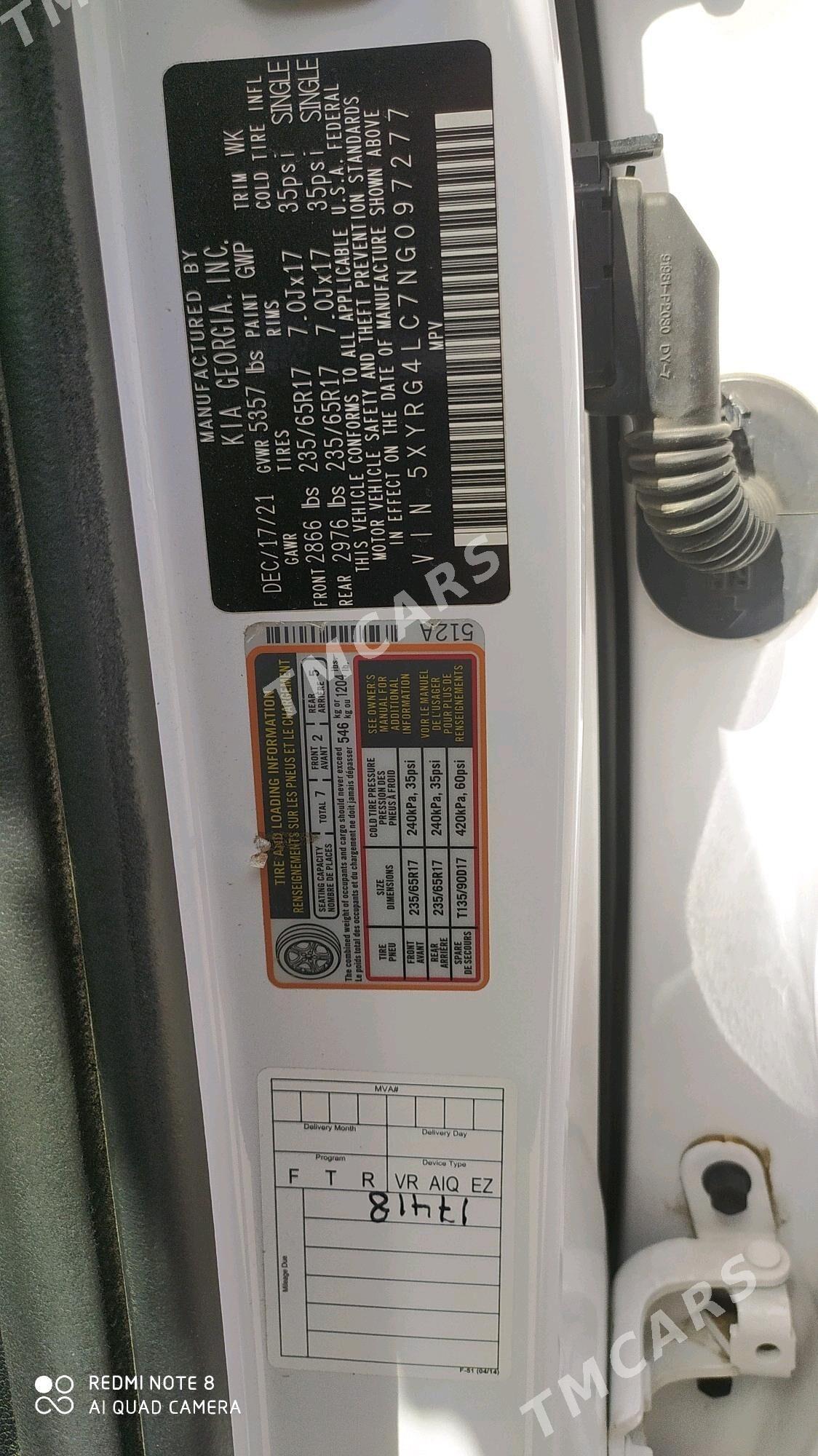 Kia Sorento 2021 - 380 000 TMT - Aşgabat - img 5