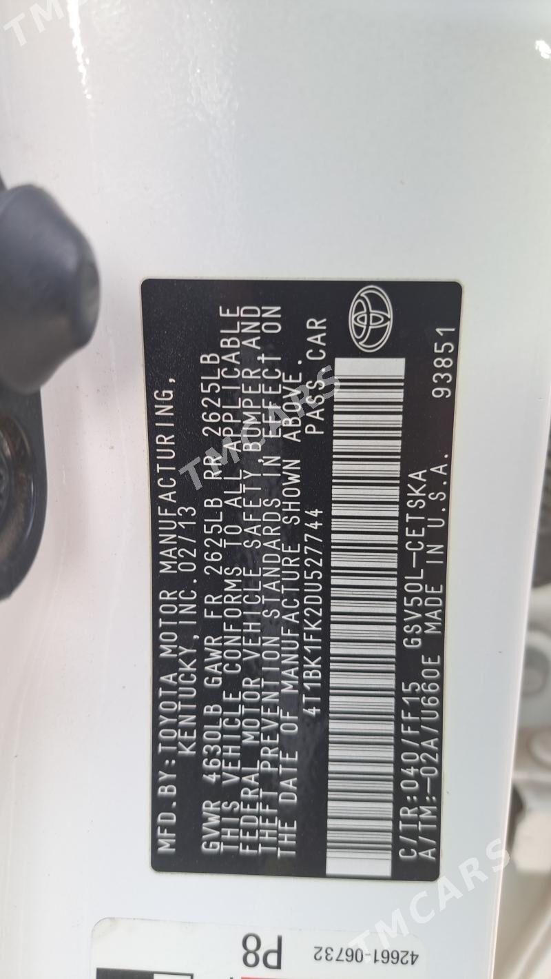Toyota Camry 2013 - 255 000 TMT - Мир 3 - img 10