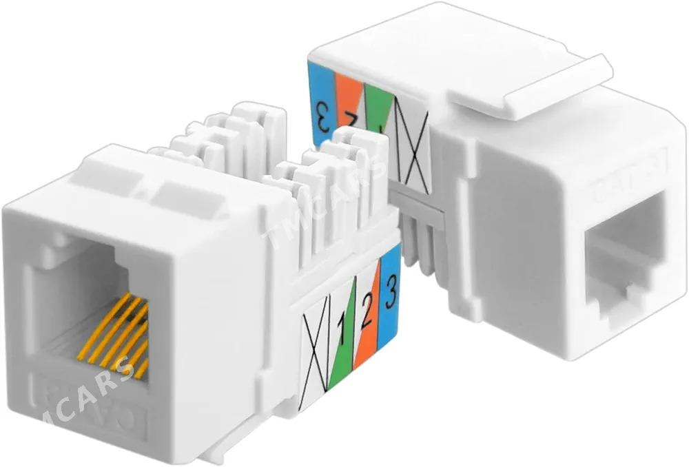keystone jack, cat6 adaptor - Ашхабад - img 2