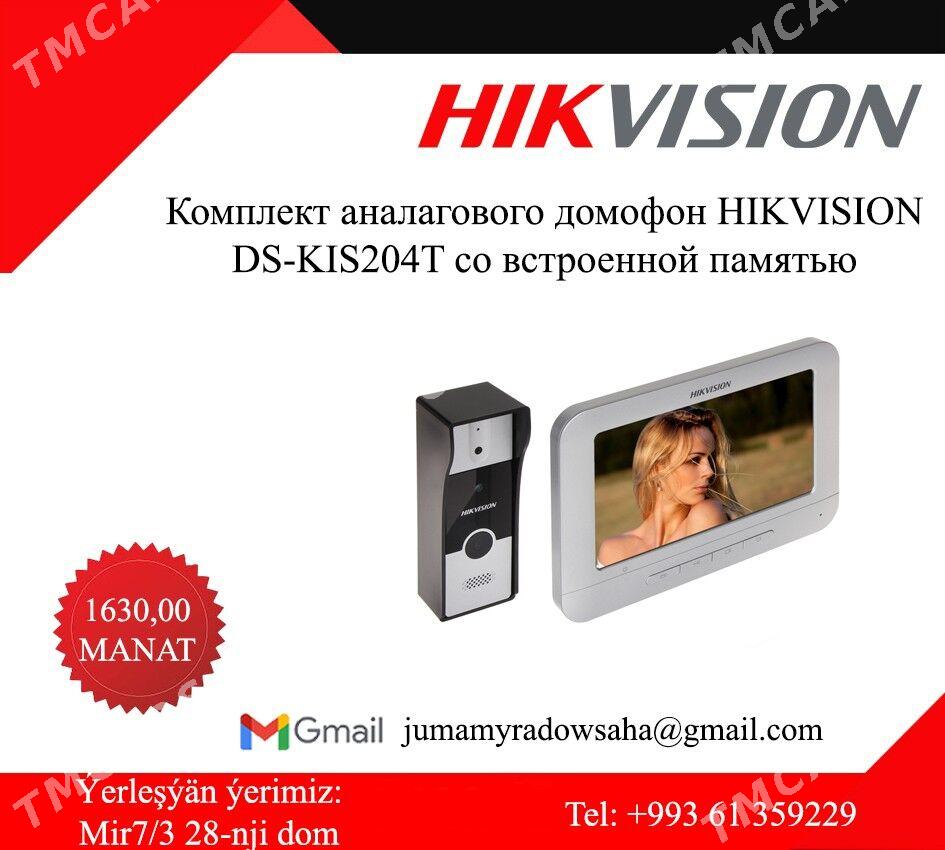 Hikvision domofon - Ашхабад - img 3