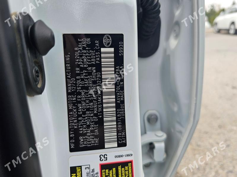 Toyota Camry 2021 - 380 000 TMT - Ашхабад - img 4