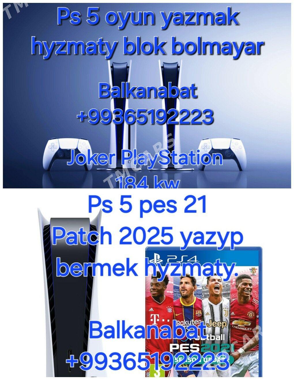 Ps5 oyun yazyp bermek hyzmaty - Balkanabat - img 1