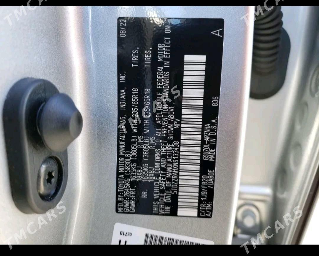 Toyota Highlander 2022 - 500 000 TMT - Daşoguz - img 6