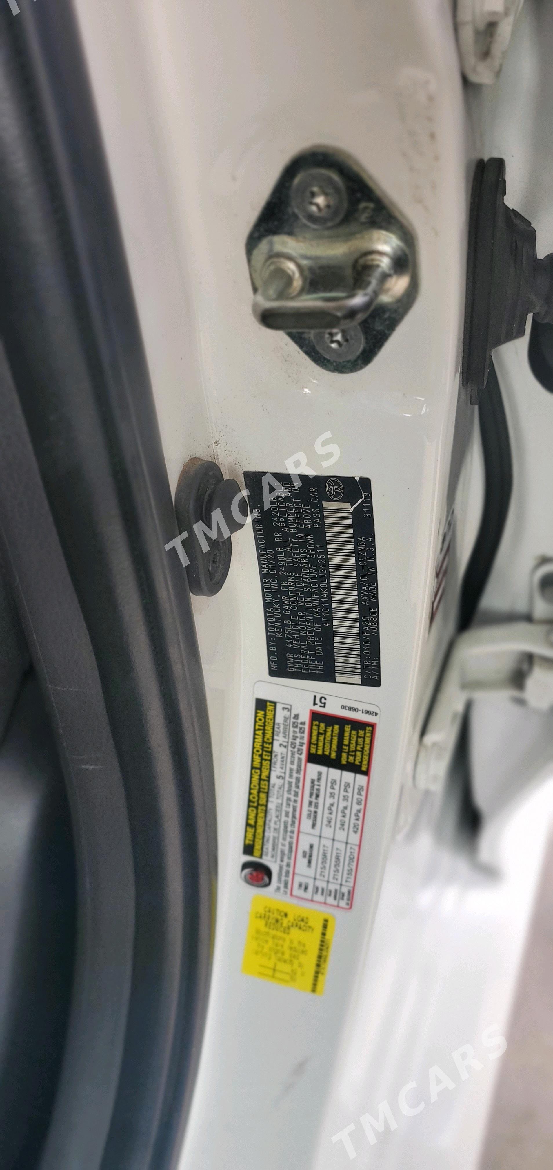 Toyota Camry 2020 - 310 000 TMT - Mary - img 7