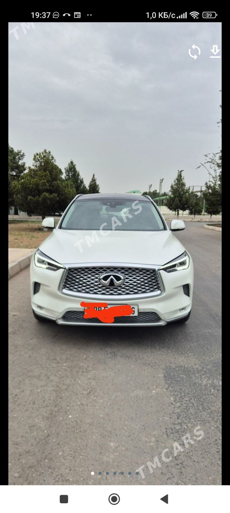 Infiniti QX50 2020 - 340 000 TMT - Улица Ататурка - img 3