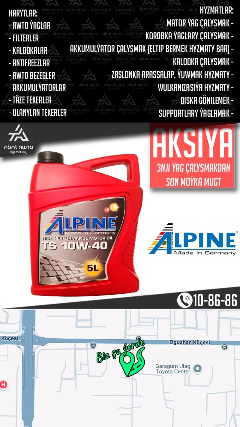 ALPINE MOTOR YAGY МАСЛО - Ашхабад - img 2