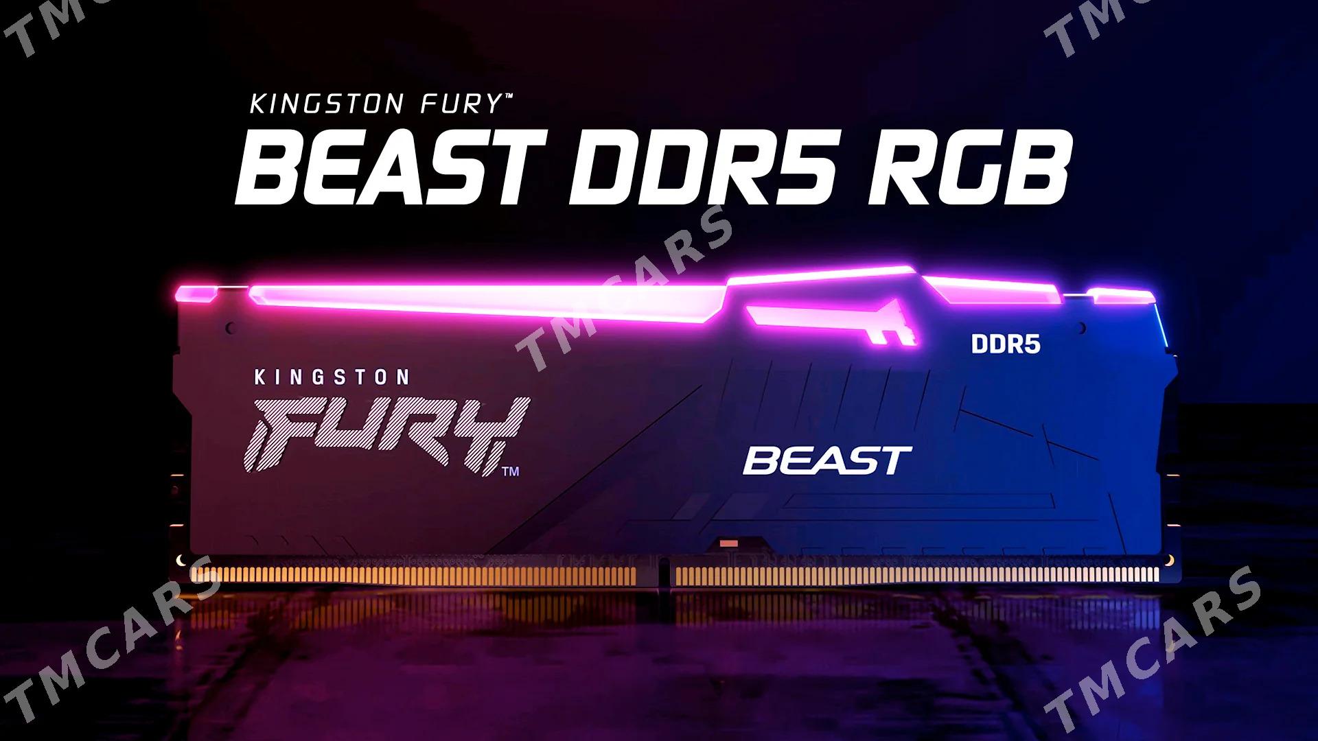 Оперативная Память DDR5 Kingston Fury 6400mhz 64gb - Ашхабад - img 2