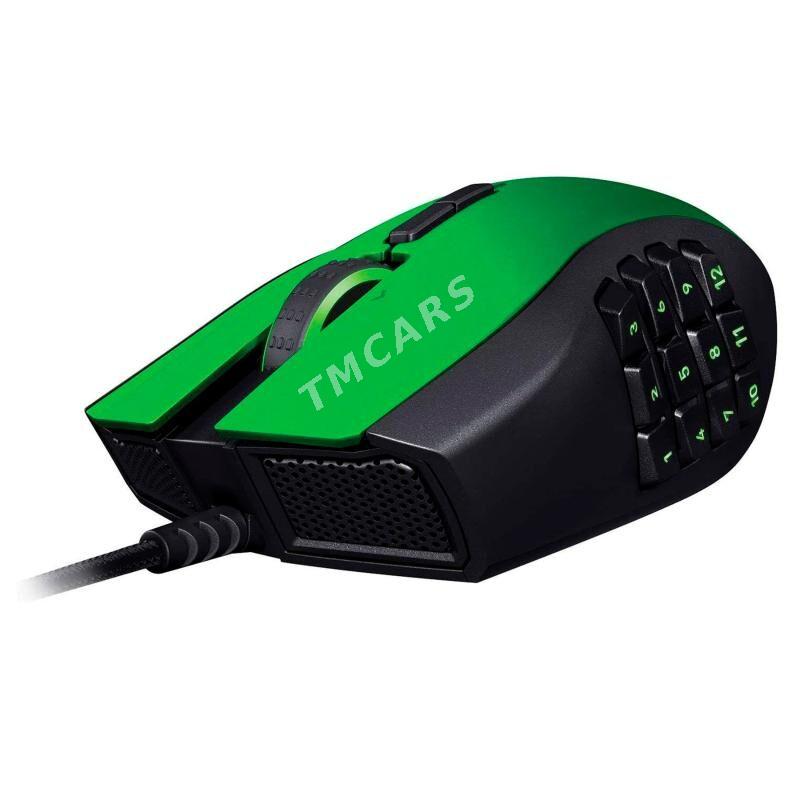 Проводная мышь Razer NAGA green edition - Ашхабад - img 4