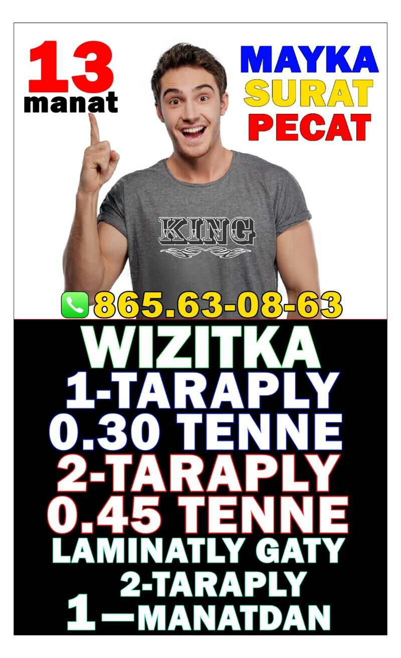 Reklama Wizitka Bokal Mramor - Aşgabat - img 7