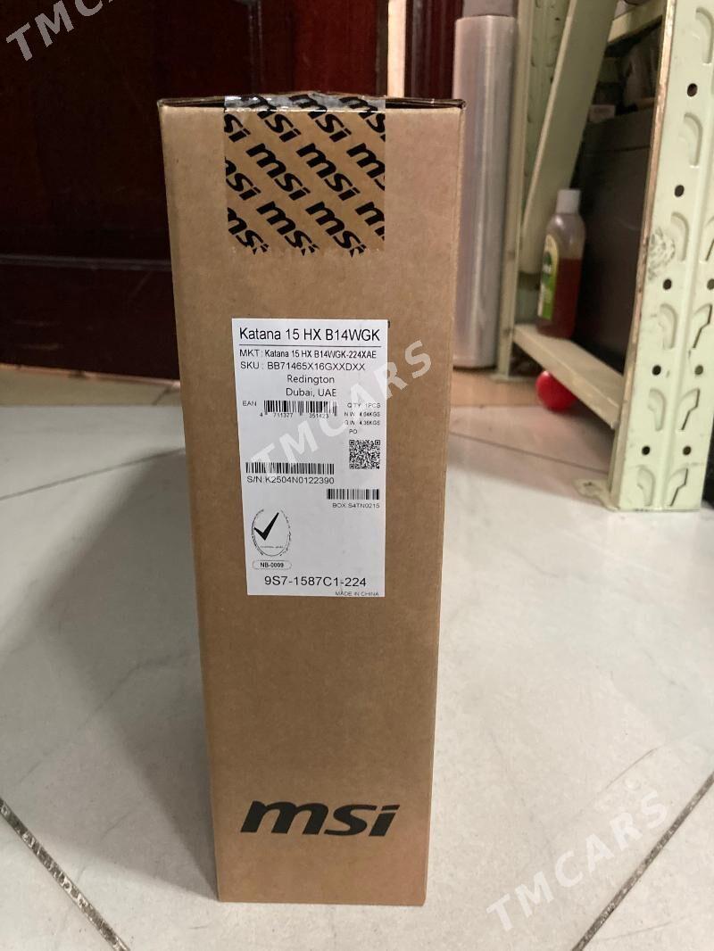 RTX 5070 MSI Katana i7-14650HX - Ашхабад - img 4