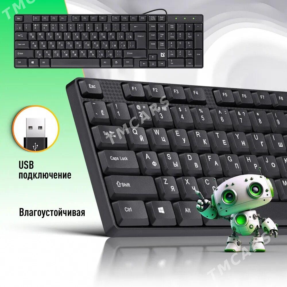 Проводная клавиатура Defender Accent SB-720 Eng+RU - Ашхабад - img 2