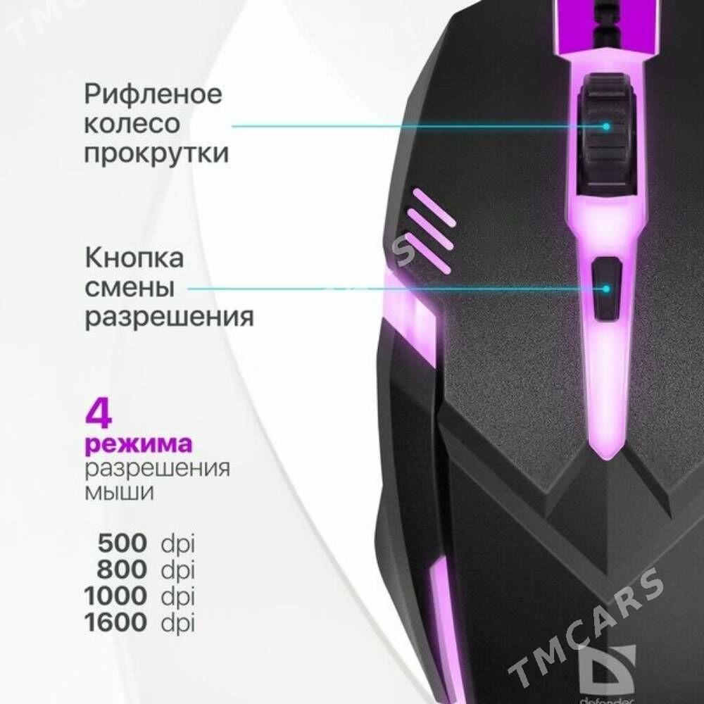 Проводная мышь Defender HIT MB-550 - Ашхабад - img 3