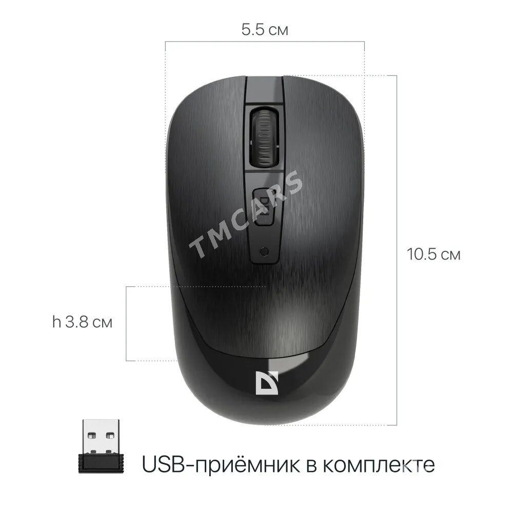 Беспроводная мышь Defender Wave MM-995 (черный) - Ашхабад - img 3