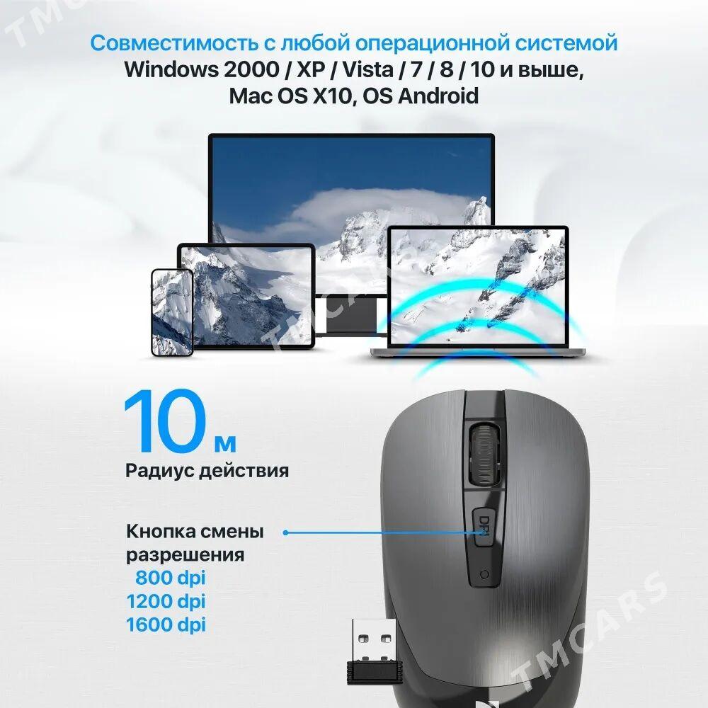Беспроводная мышь Defender Wave MM-995 (Серебристы - Ашхабад - img 2