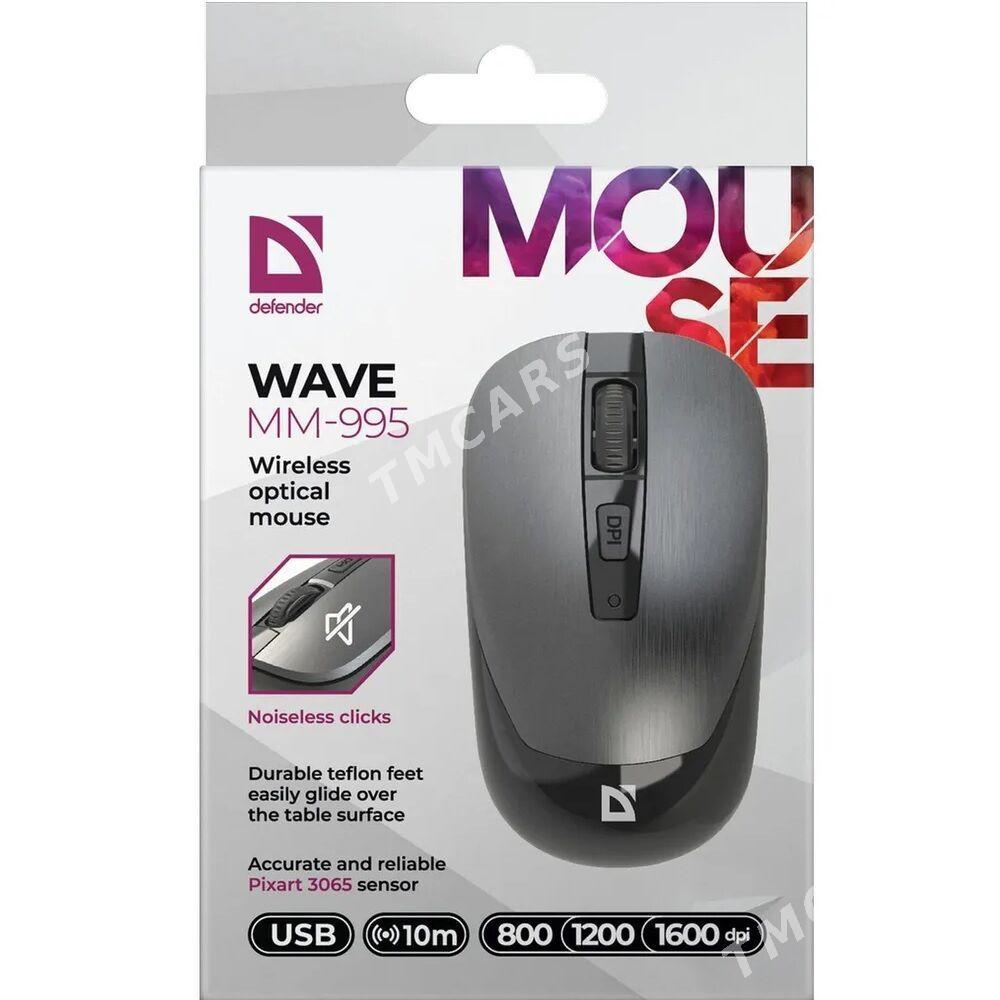 Беспроводная мышь Defender Wave MM-995 (Серебристы - Ашхабад - img 4