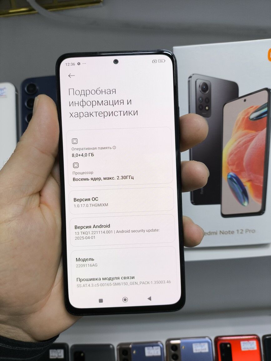 NOTE 12 PRO 12/256 GB - Garaşsyzlygyň 15 ýyllygy Söwda Merkezi - img 6