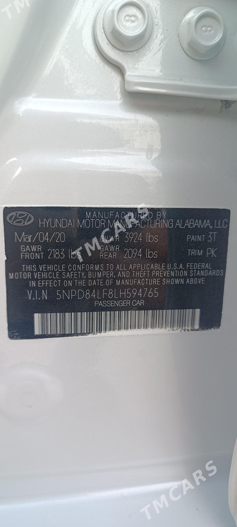 Hyundai Elantra 2020 - 198 000 TMT - Ашхабад - img 2