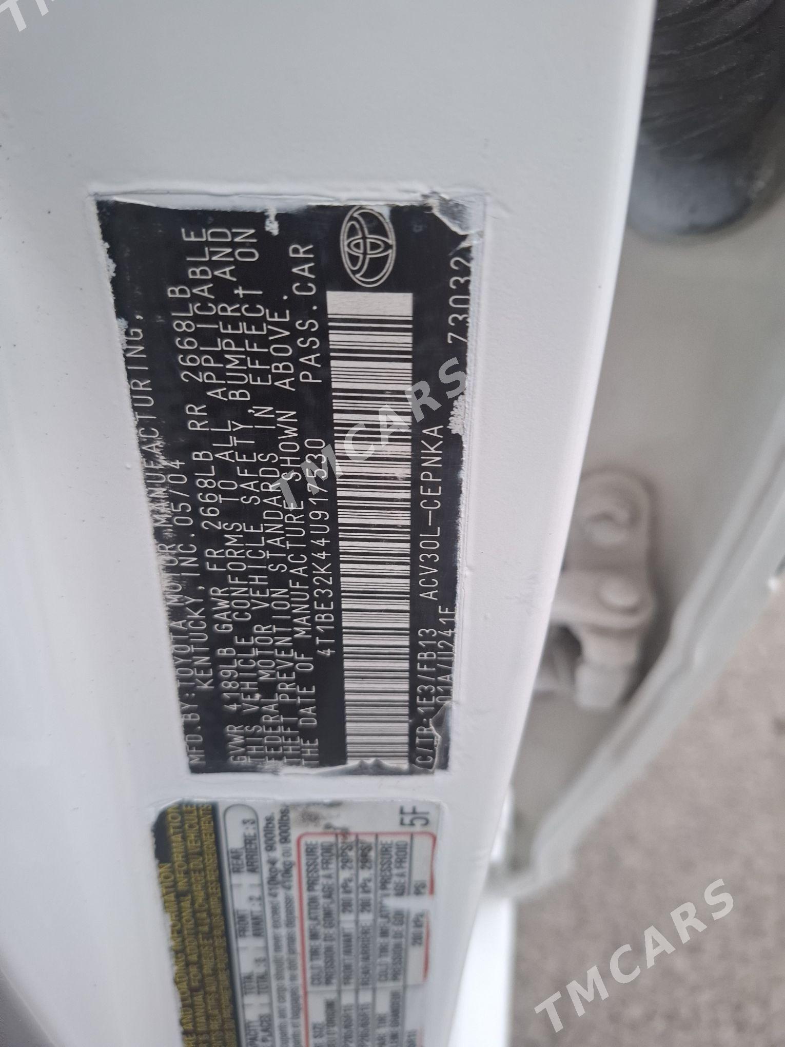Toyota Camry 2004 - 127 000 TMT - 1 mkr - img 7