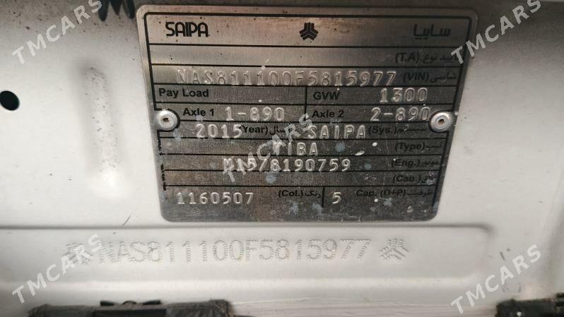 Saipa Saba 2015 - 110 000 TMT - Aşgabat - img 7