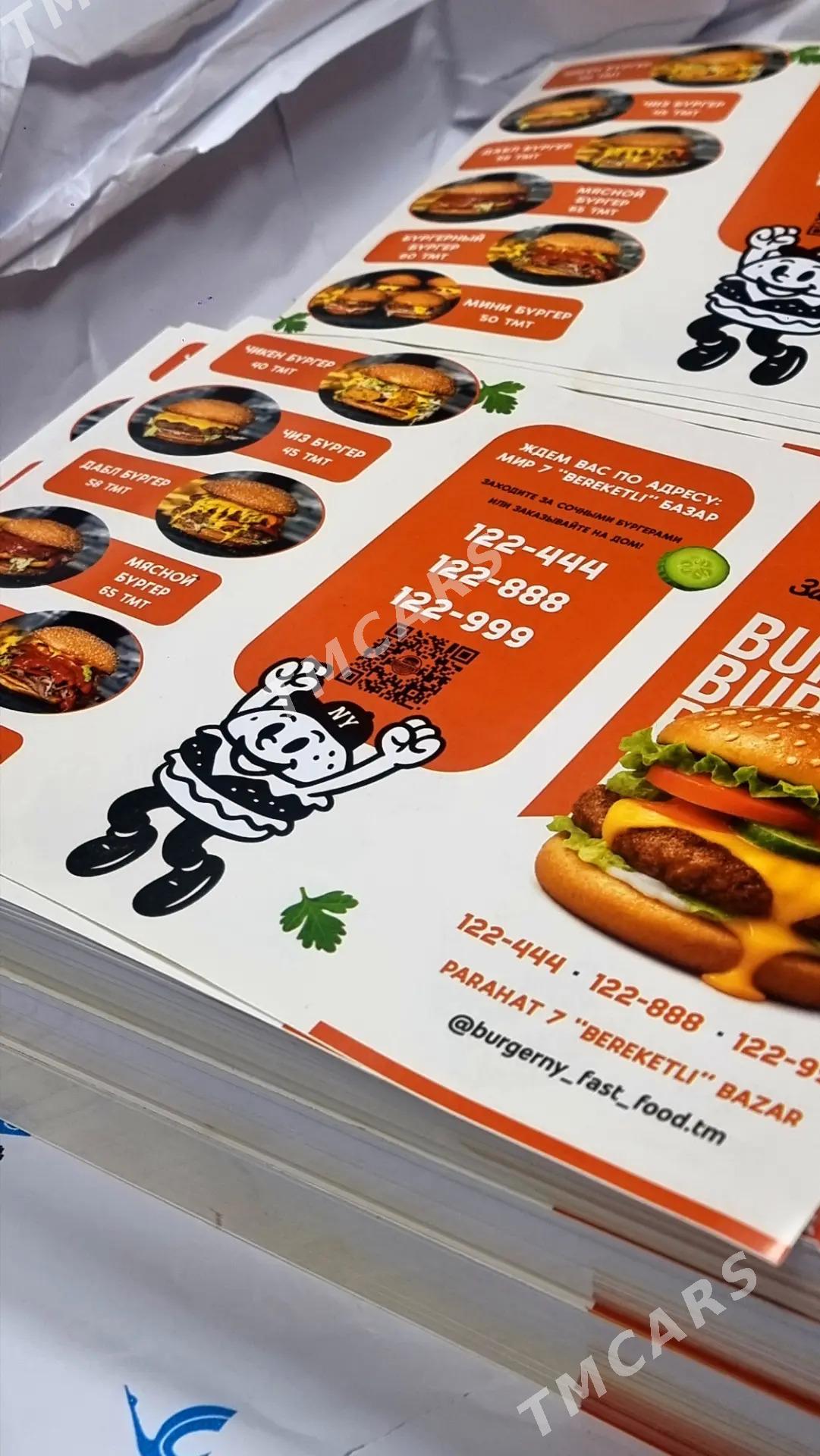 BUKLET FLAYER REKLAMA WIZITKA - Aşgabat - img 2