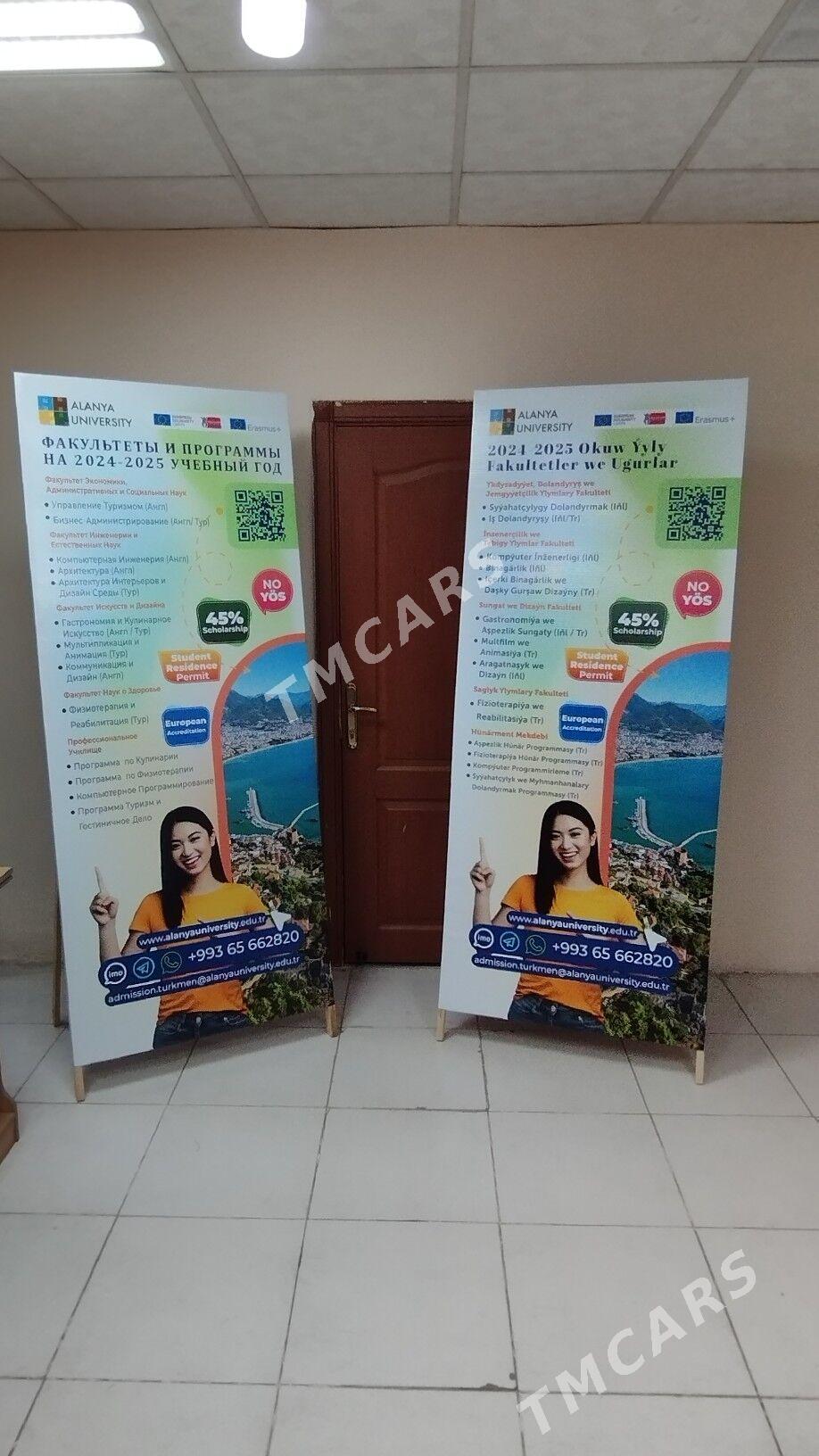 BANER PLAKAT WIZITKA STENDER  - Ашхабад - img 2