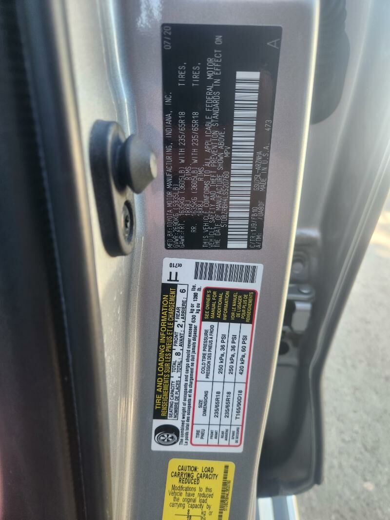 Toyota Highlander 2020 - 450 000 TMT - Дашогуз - img 6