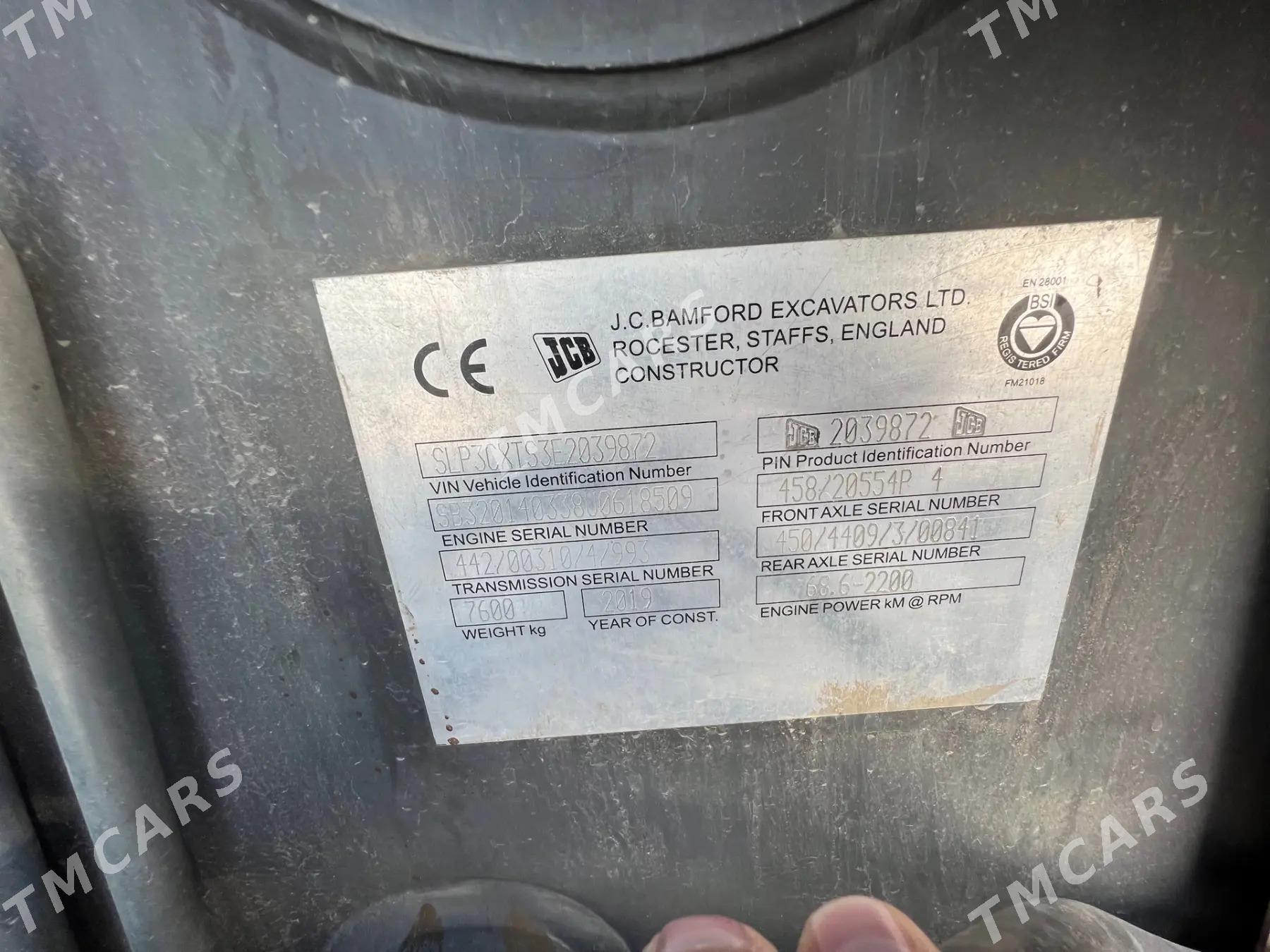 JCB 3CX Compact 2019 - 600 000 TMT - Aşgabat - img 4