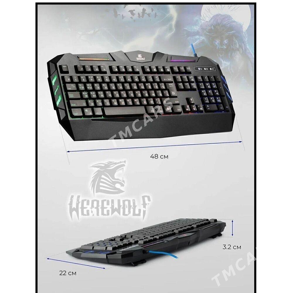  Клавиатура  Defender Werewolf GK-120DL - Aşgabat - img 2