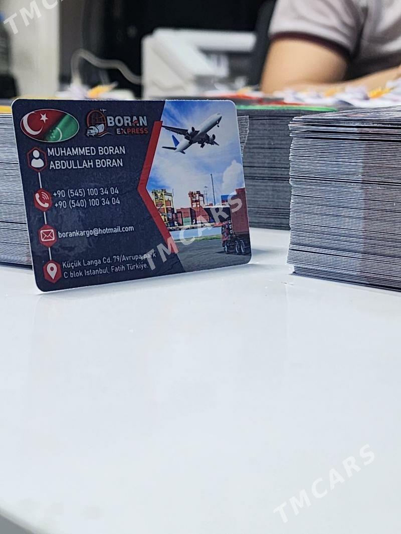 NAKLEYKA STIKER WIZITKA REKLAM - Ашхабад - img 4