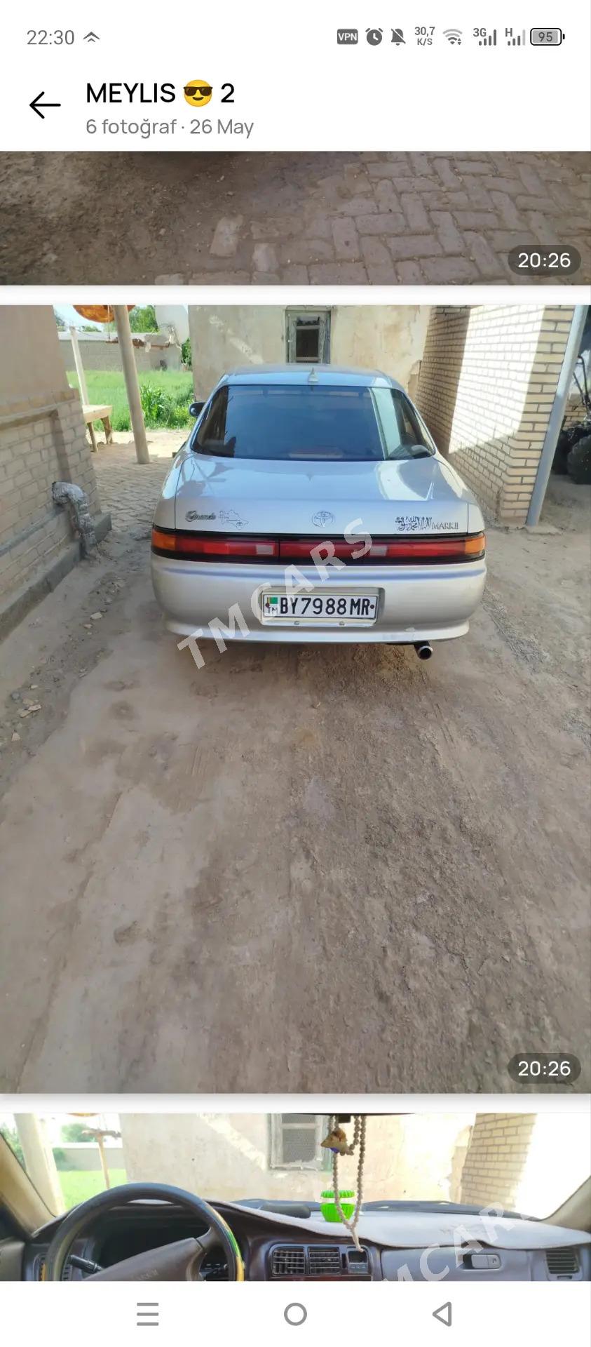 Toyota Mark II 1993 - 50 000 TMT - Туркменгала - img 8