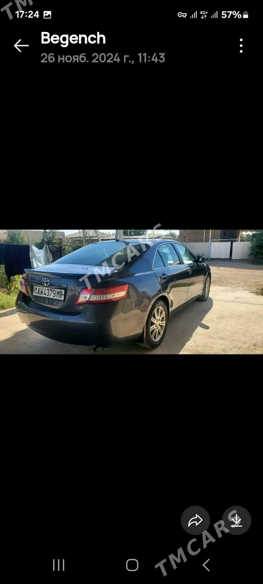 Toyota Camry 2010 - 180 000 TMT - Мары - img 3