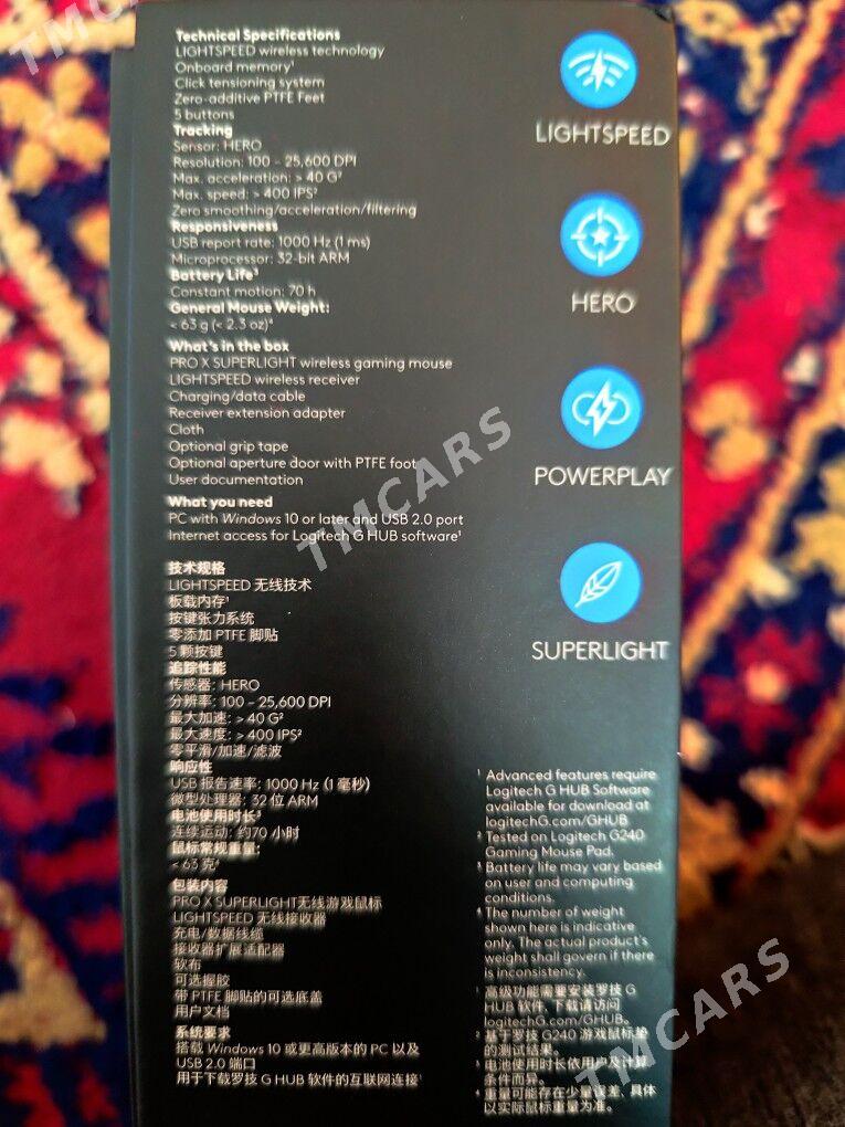 Logitech superlight 1 - Aşgabat - img 2