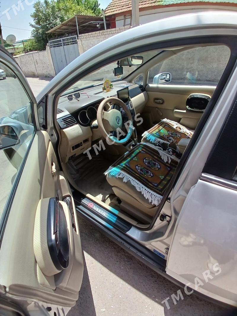 Nissan Tiida 2006 - 130 000 TMT - Gagarin köç, köne Howa menzili - img 7