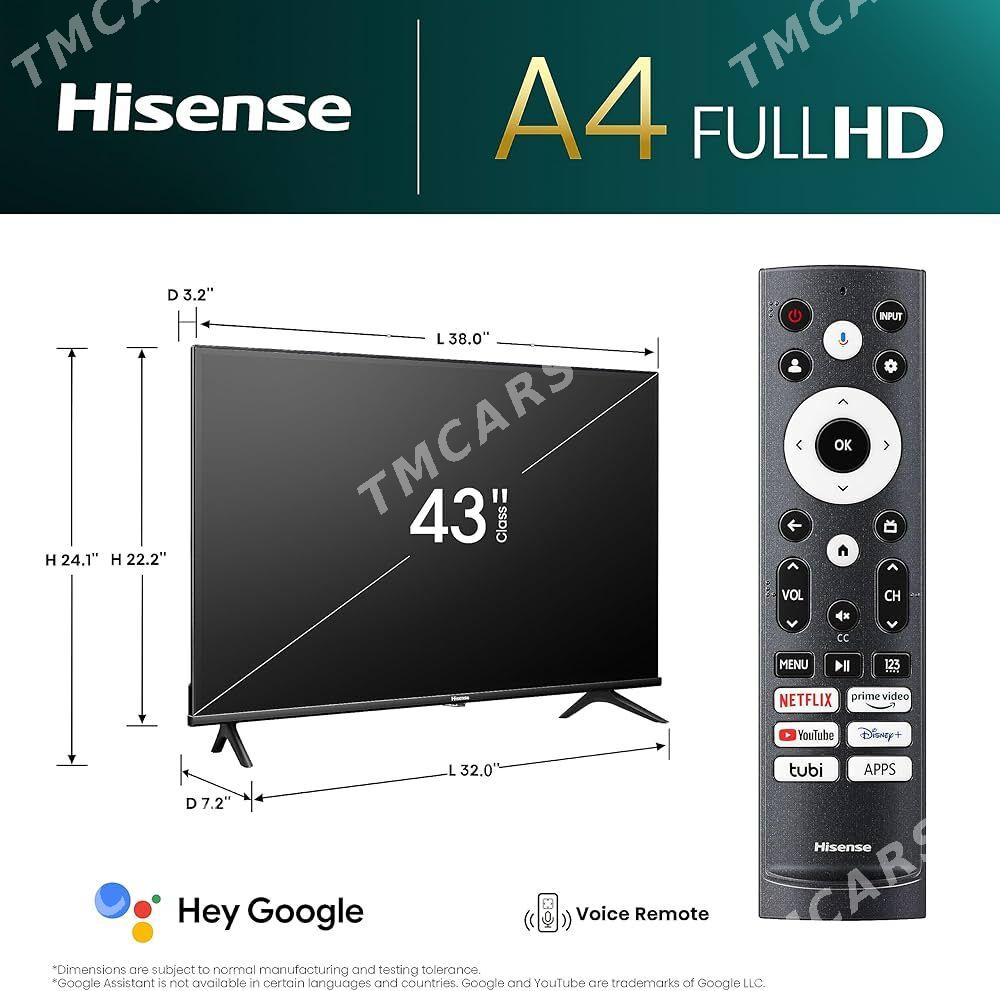 HISENSE TELEWIZOR - Ашхабад - img 4