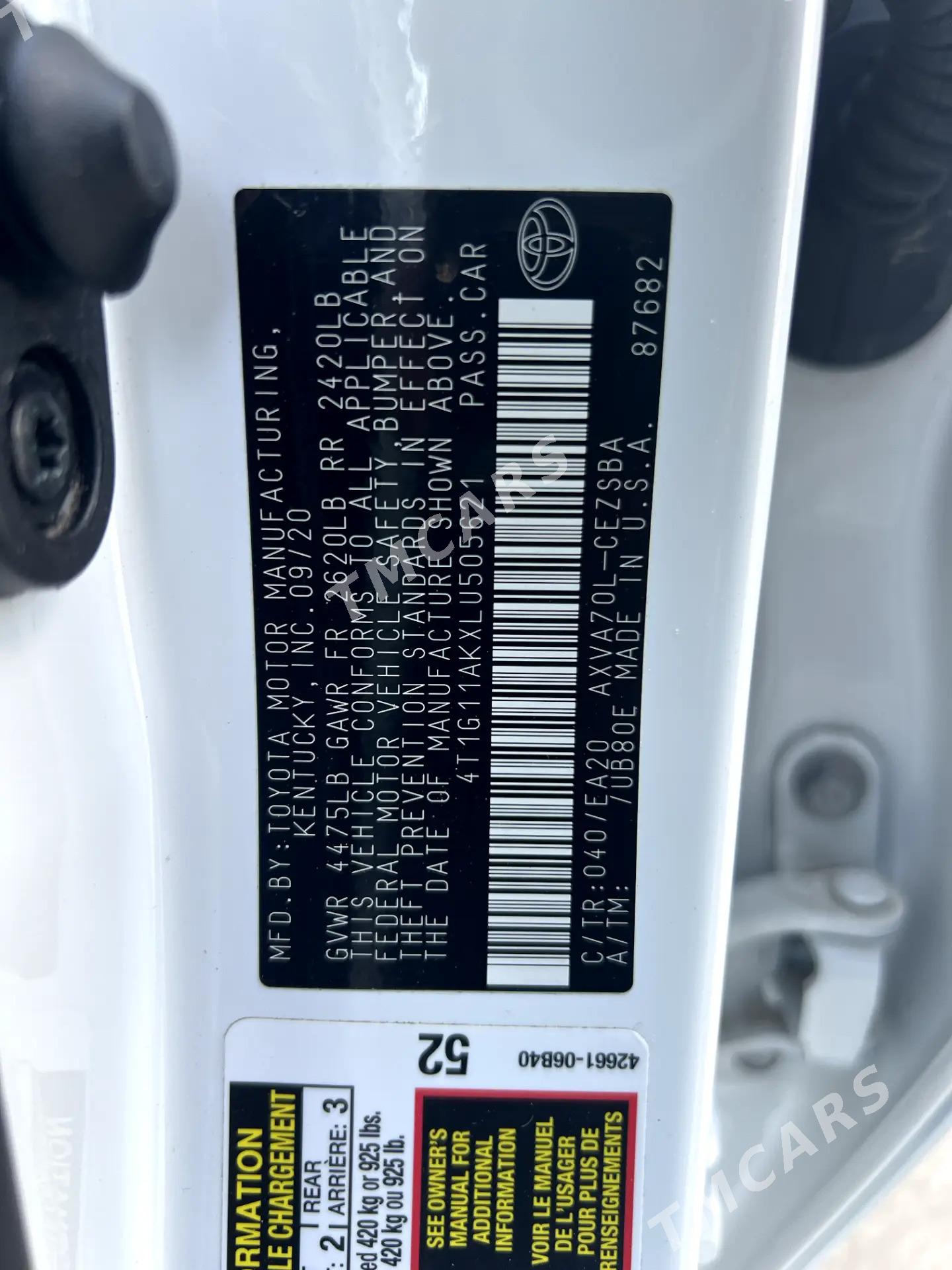 Toyota Camry 2020 - 294 000 TMT - Balkanabat - img 4