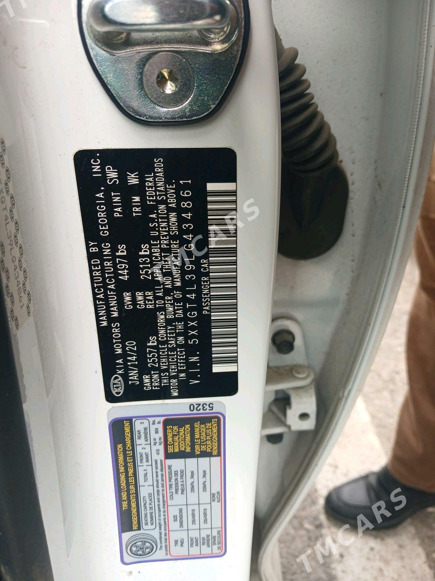 Kia Optima 2020 - 247 500 TMT - Aşgabat - img 2